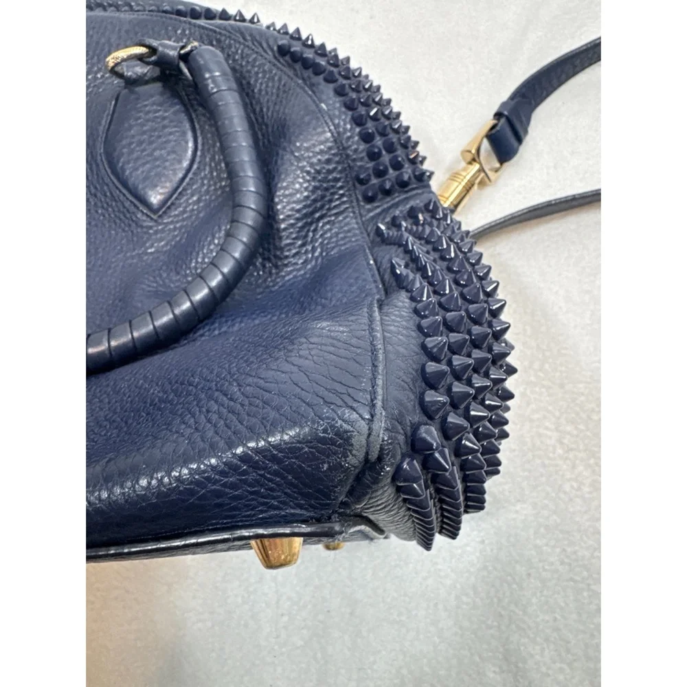 Christian Louboutin Panettone Crossbody Shoulder Bag – Blue